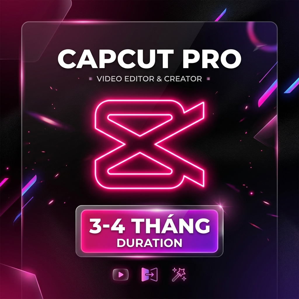 CapCut Pro 3-4 Tháng
