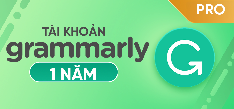 Grammarly Pro 1 năm (AI) - Tài khoản