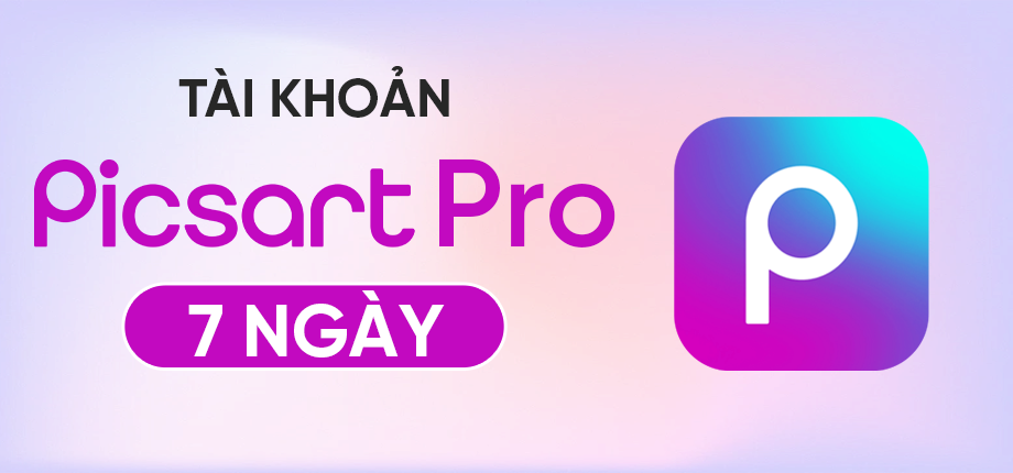 PicsArt Pro 7 Ngày - Tài khoản